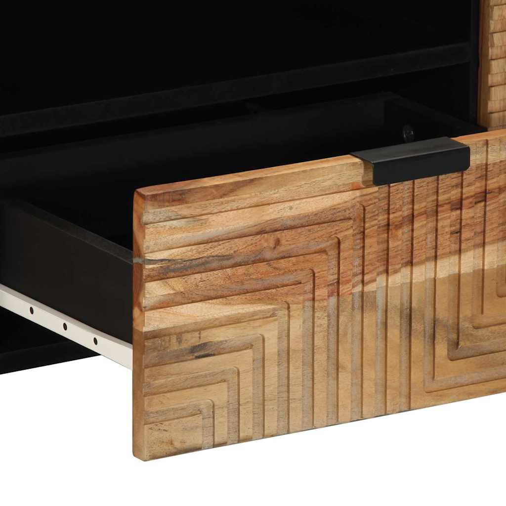 TV kabinetas 105x33,5x46 cm iš kietos akacijos medienos