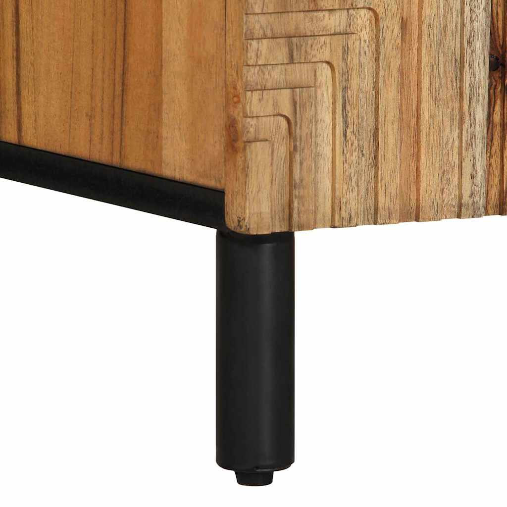 TV kabinetas 105x33,5x46 cm iš kietos akacijos medienos