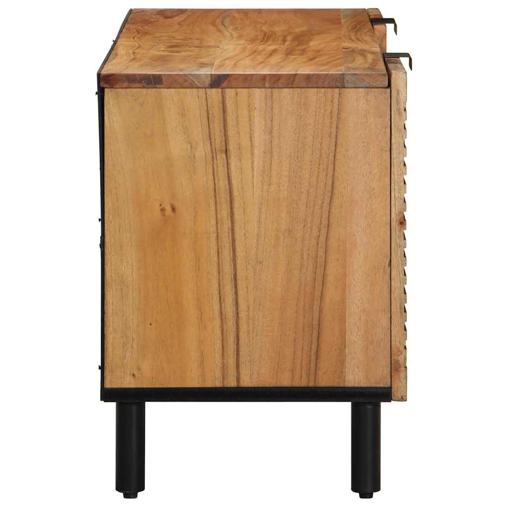 TV kabinetas 105x33,5x46 cm iš kietos akacijos medienos