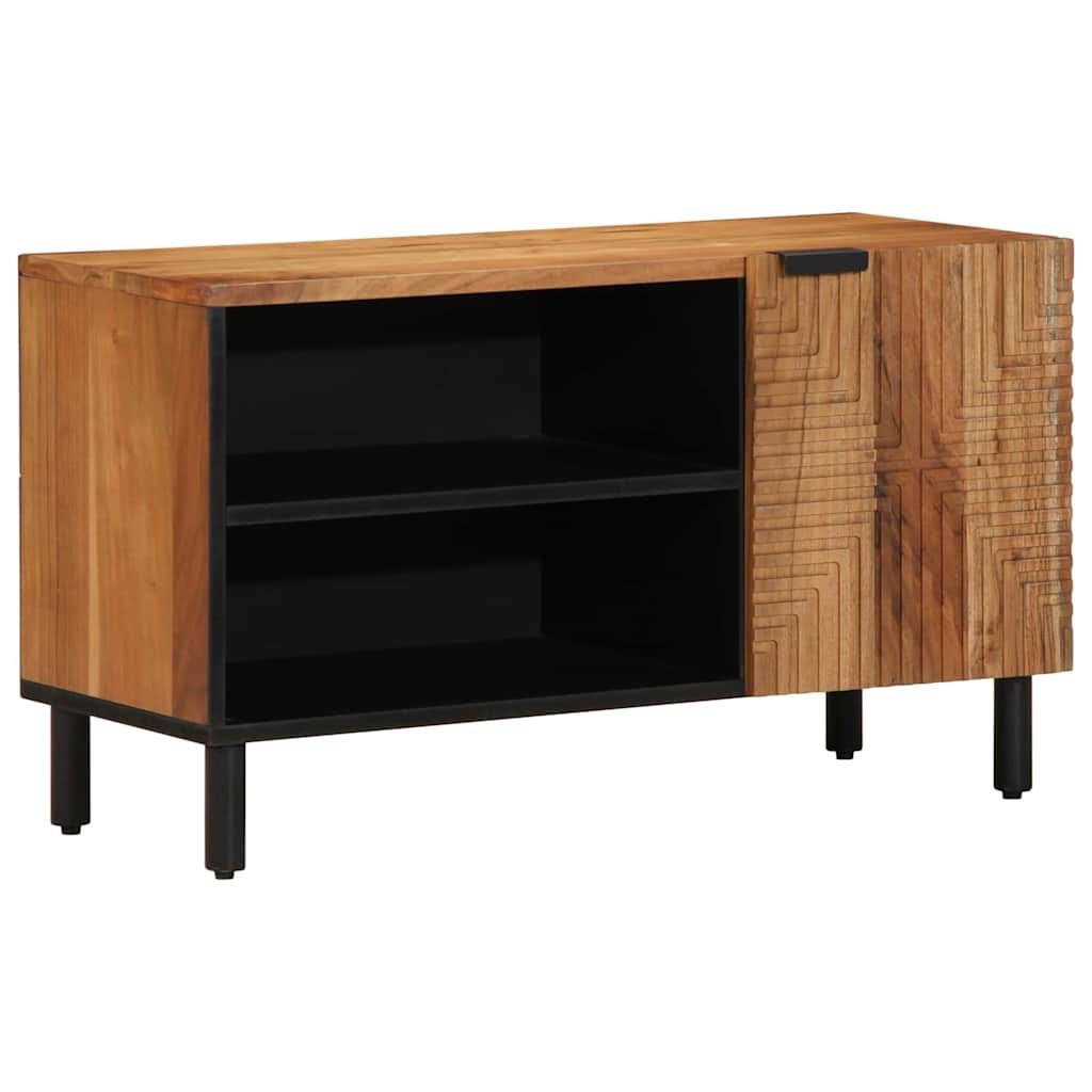 TV skapītis 80x31,5x46 cm masīvā akācijas kokā
