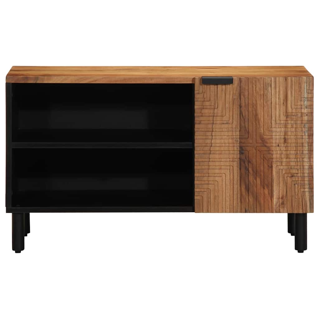 TV skapītis 80x31,5x46 cm masīvā akācijas kokā