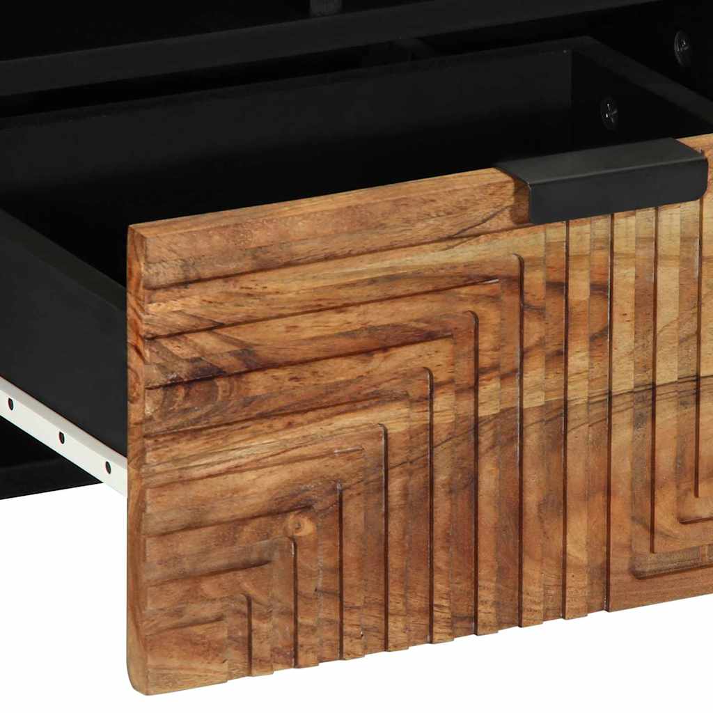 TV spintelė 100x33,5x46 cm iš tvirtos akacijos medienos