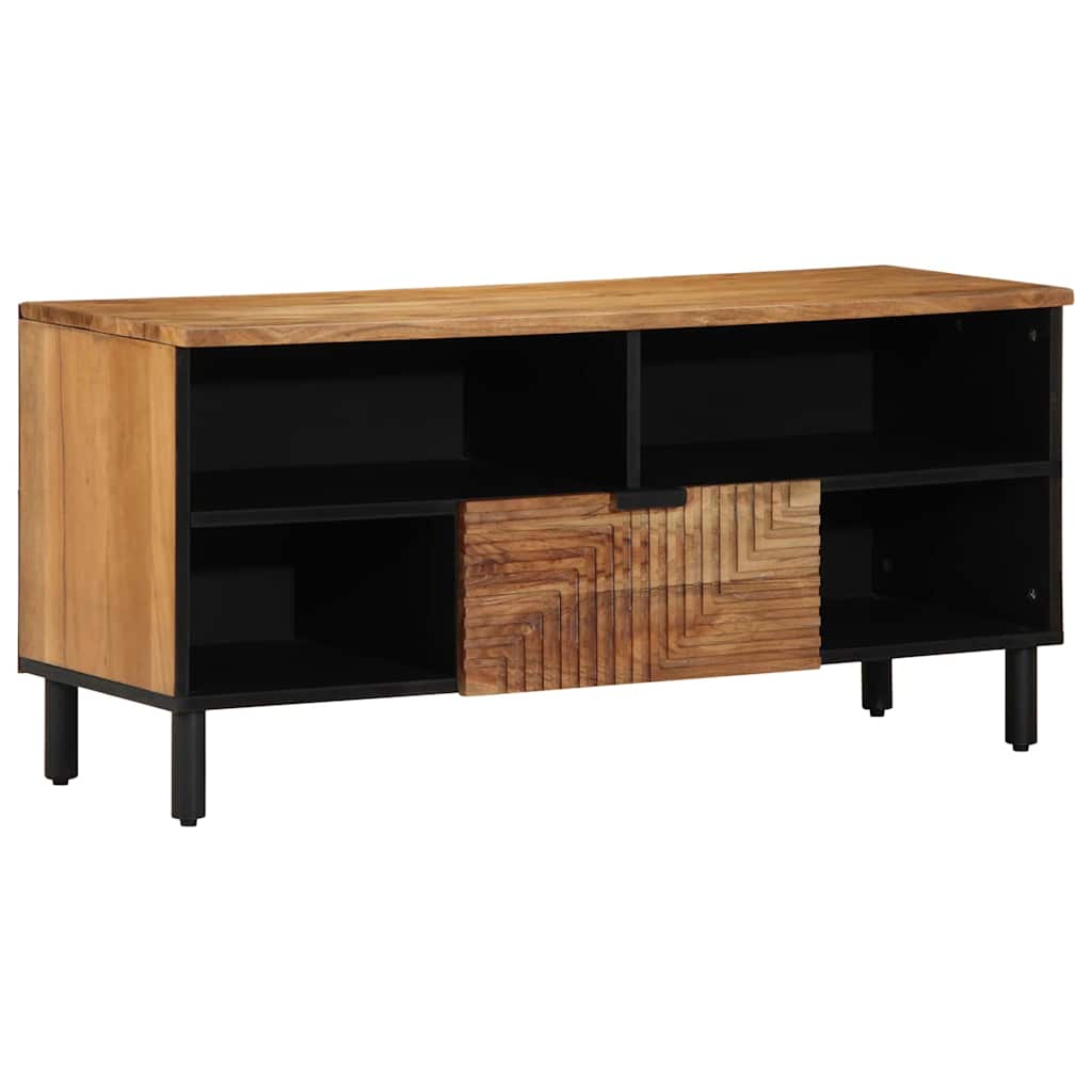 TV spintelė 100x33,5x46 cm iš tvirtos akacijos medienos