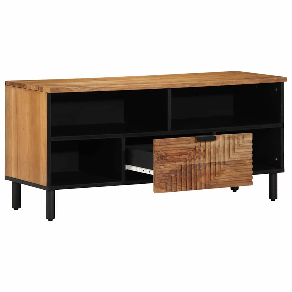 TV spintelė 100x33,5x46 cm iš tvirtos akacijos medienos