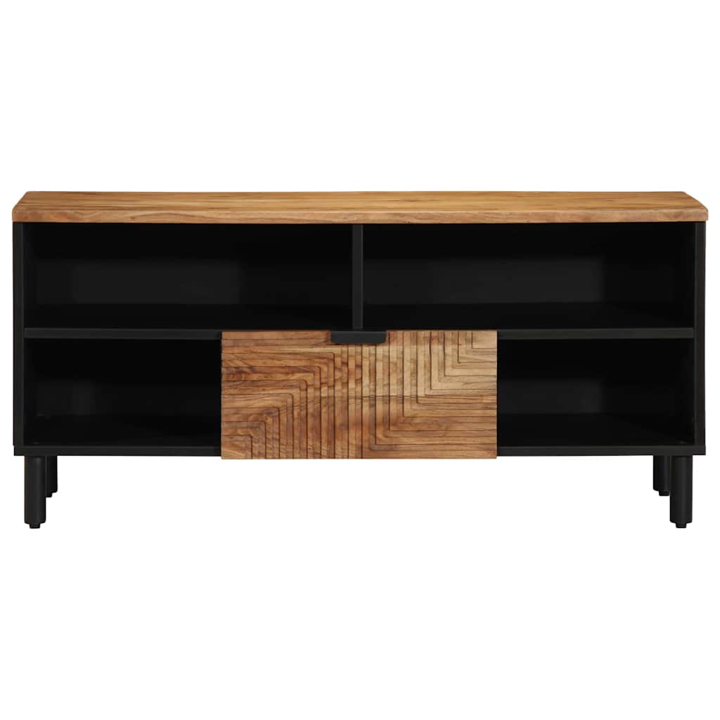TV spintelė 100x33,5x46 cm iš tvirtos akacijos medienos