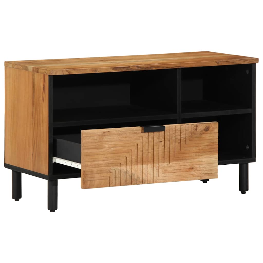 TV Staliukas 80x33,5x46 cm Iš tvirtos Akacijos medienos
