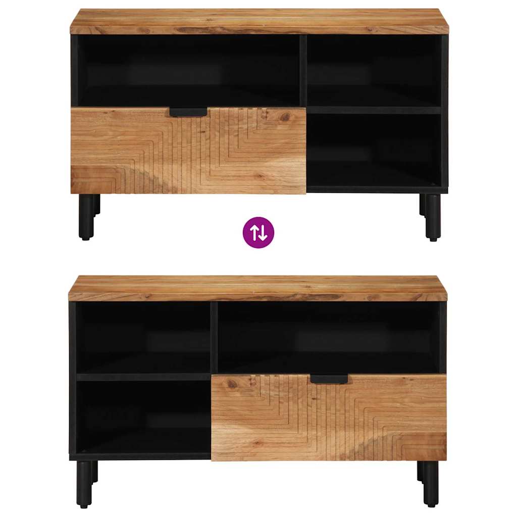 TV Staliukas 80x33,5x46 cm Iš tvirtos Akacijos medienos