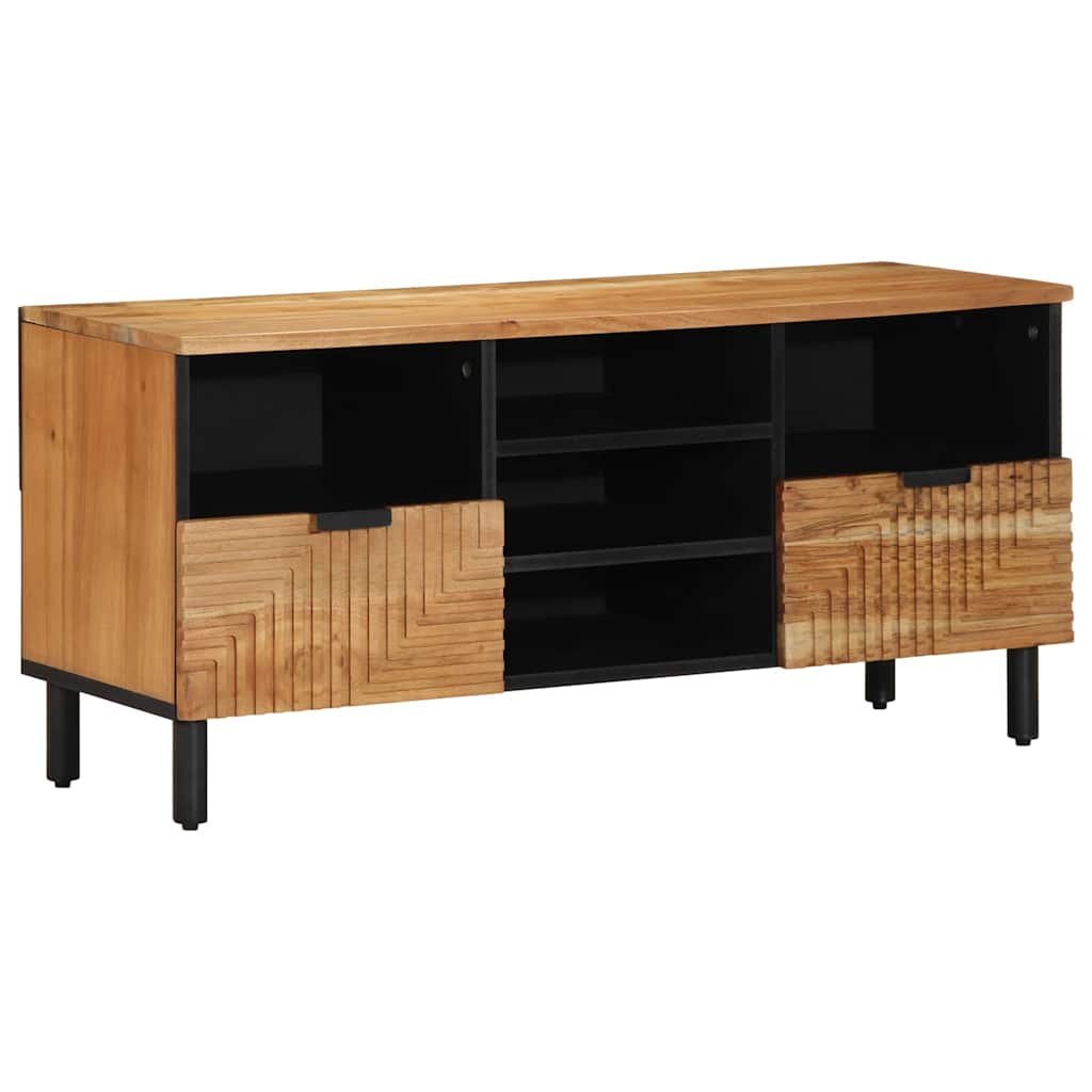 TV skapītis 100x33,5x46 cm no akācijas masīvkoka