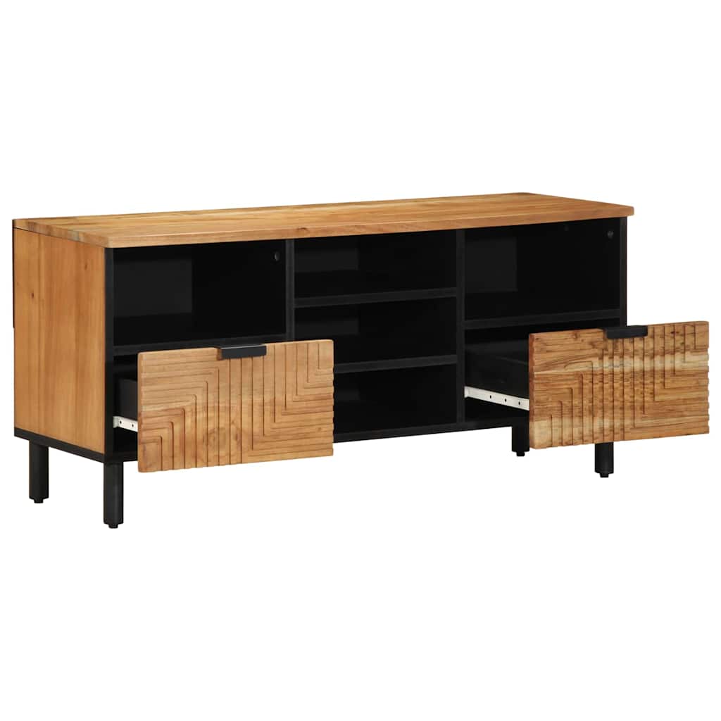 TV skapītis 100x33,5x46 cm no akācijas masīvkoka