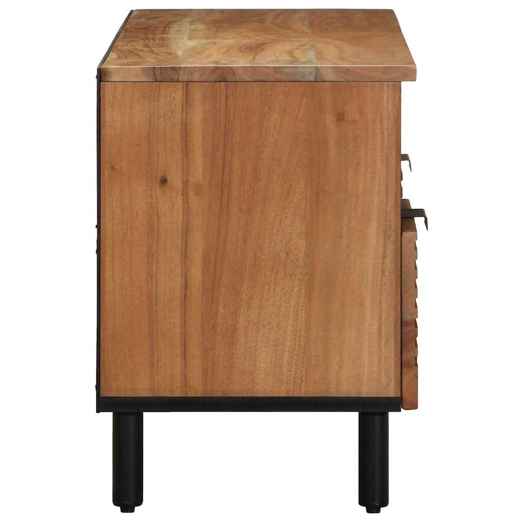 TV skapītis 100x33,5x46 cm no akācijas masīvkoka