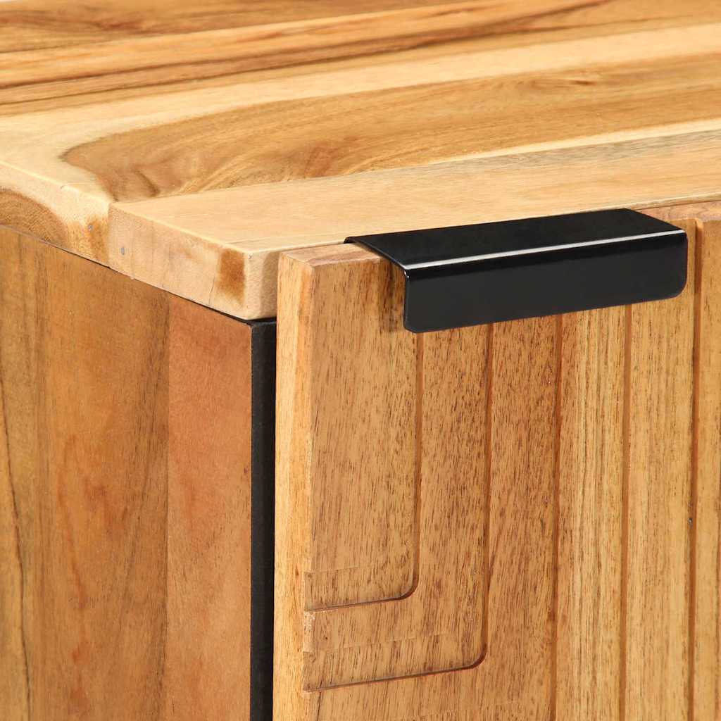 Bathroom Cabinet 38x33.5x58 cm Solid Acacia Wood