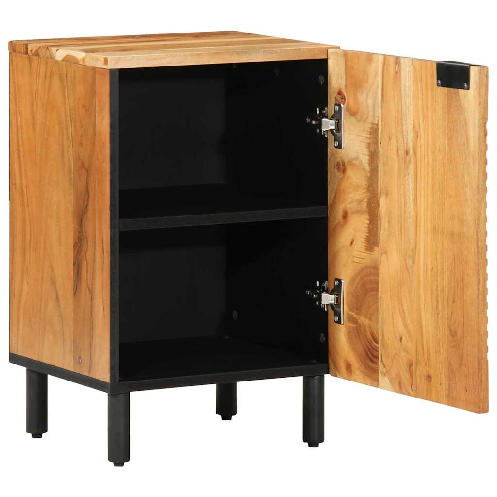 Bathroom Cabinet 38x33.5x58 cm Solid Acacia Wood