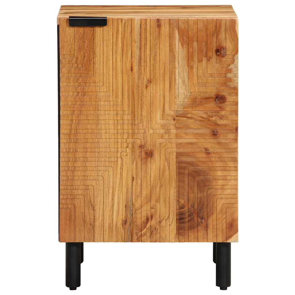 Bathroom Cabinet 38x33.5x58 cm Solid Acacia Wood