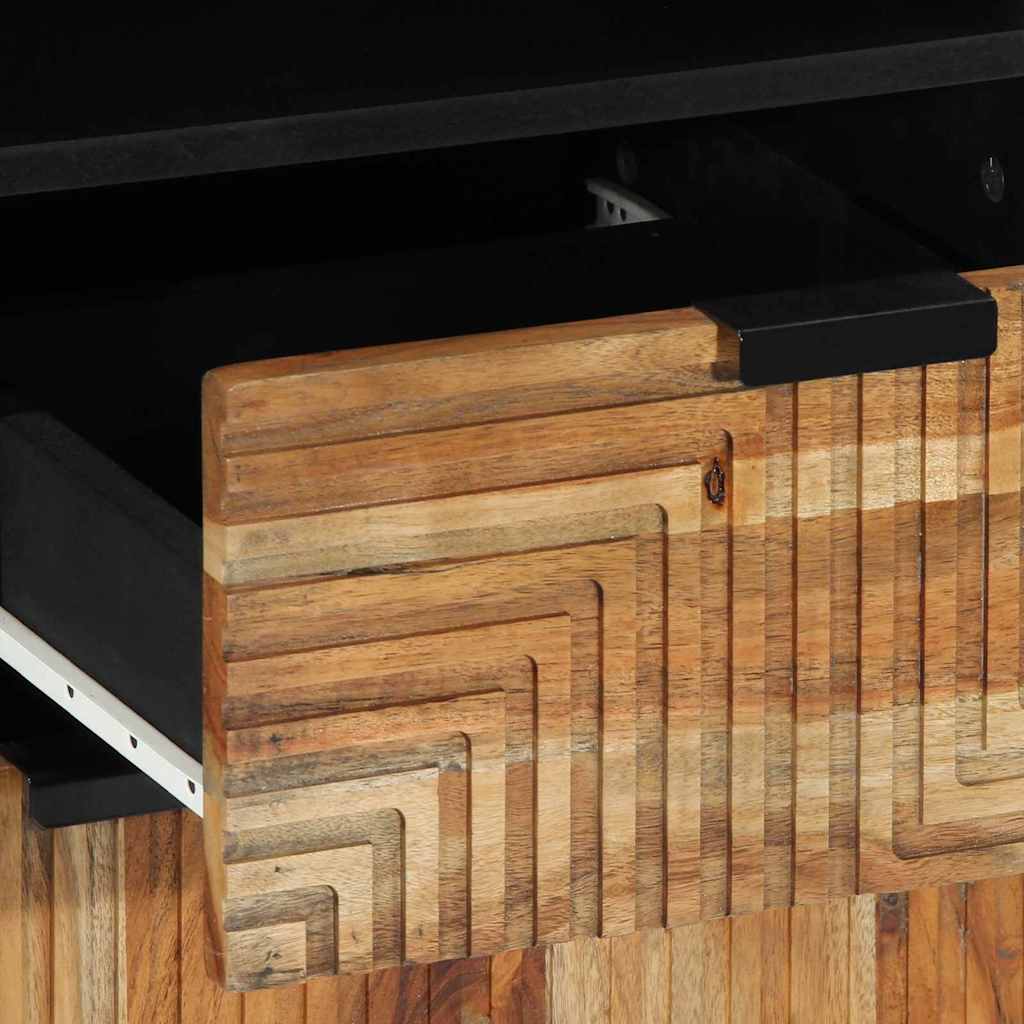 Bathroom cabinet 38x33x160 cm Solid acacia wood