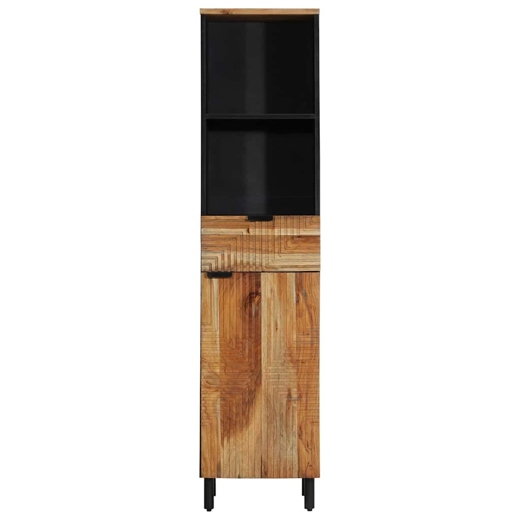 Vonios spintelė 38x33x160 cm Kietas akacijos medis