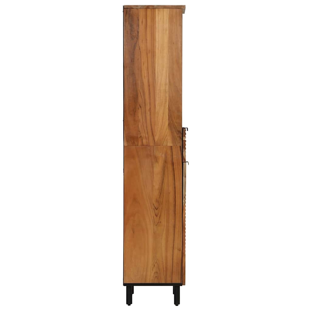 Bathroom cabinet 38x33x160 cm Solid acacia wood