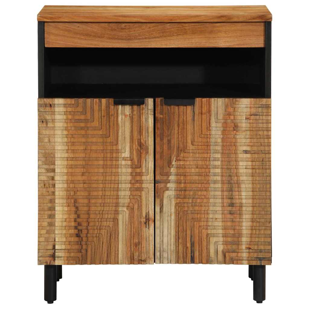 Sānu skapis 60x33x75 cm No akācijas masīvkoka