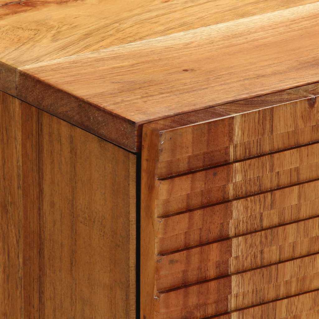 Kabalas su lentyna Ruda 60 x 33,5 x 75 cm Kietas mango medis