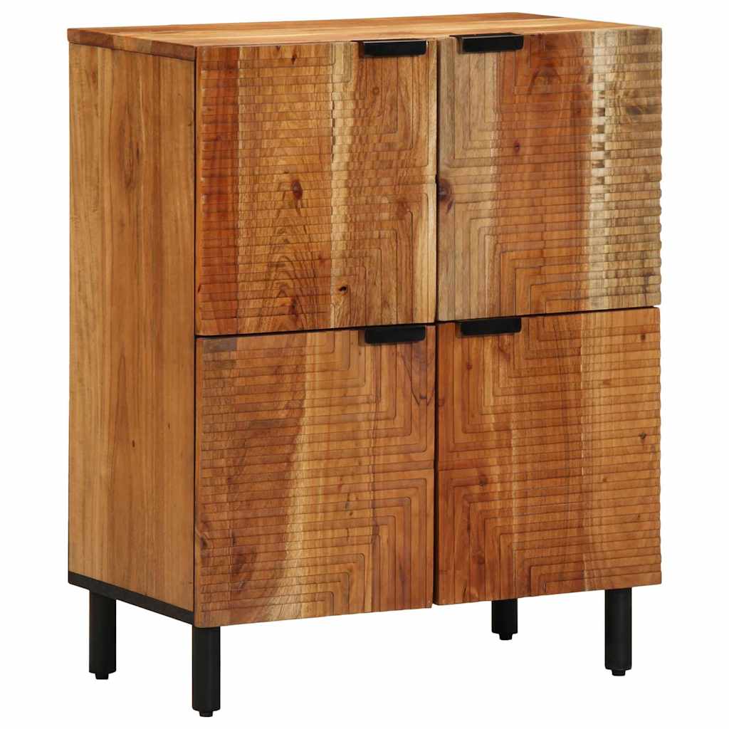 Kabalas su lentyna Ruda 60 x 33,5 x 75 cm Kietas mango medis