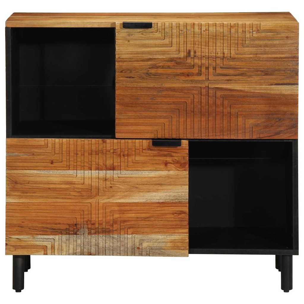 Šoninis staliukas 80x33x75 cm Iš kietos akacijos medienos