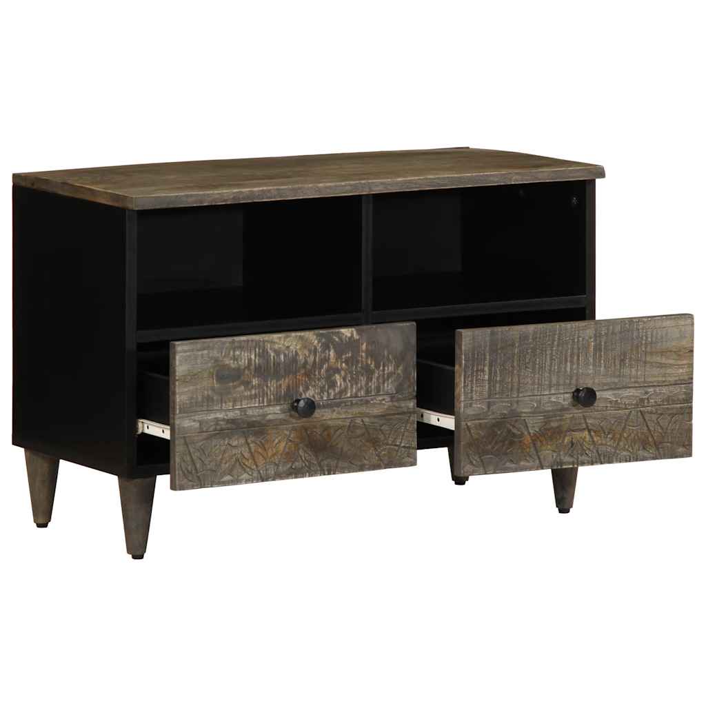 light grey solid mango wood TV cabinet