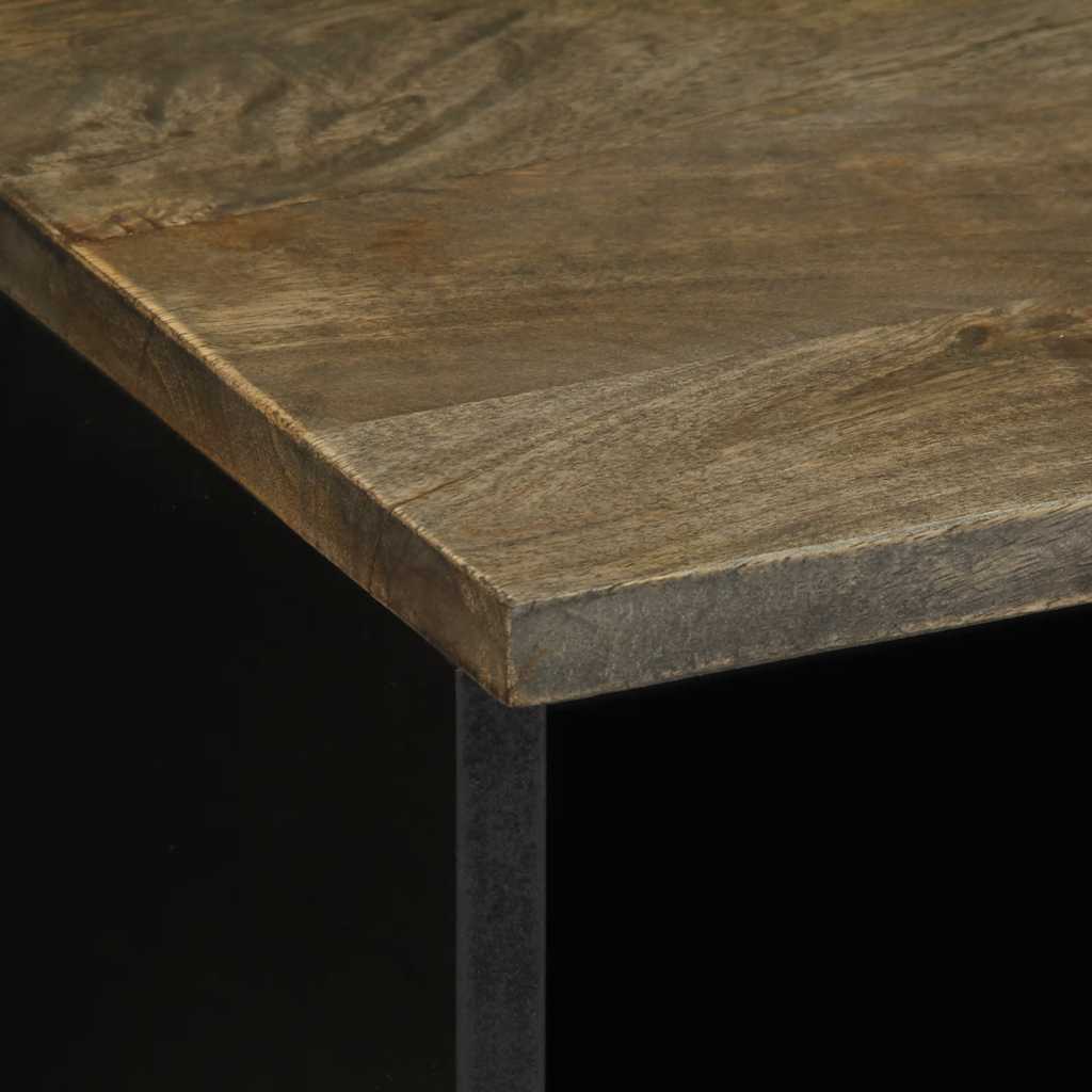 light grey solid mango wood TV cabinet