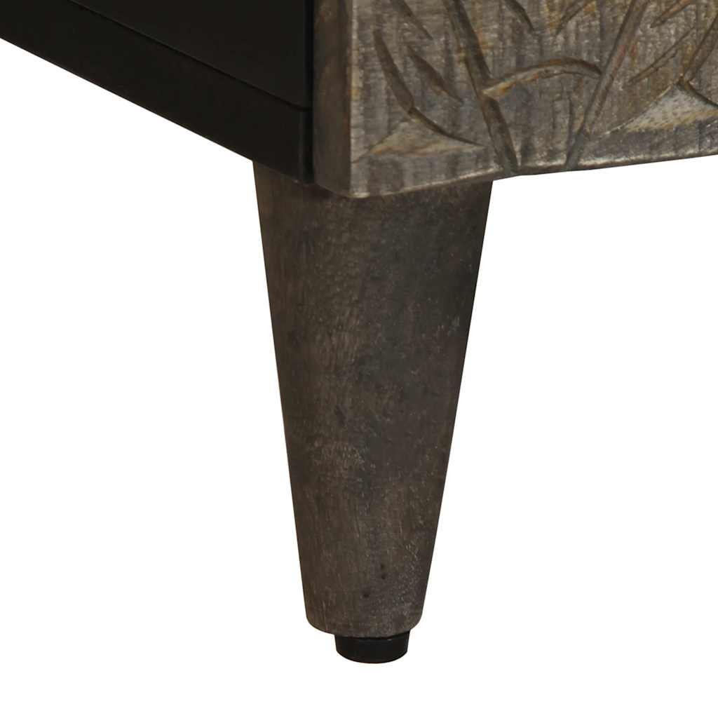 light grey solid mango wood TV cabinet