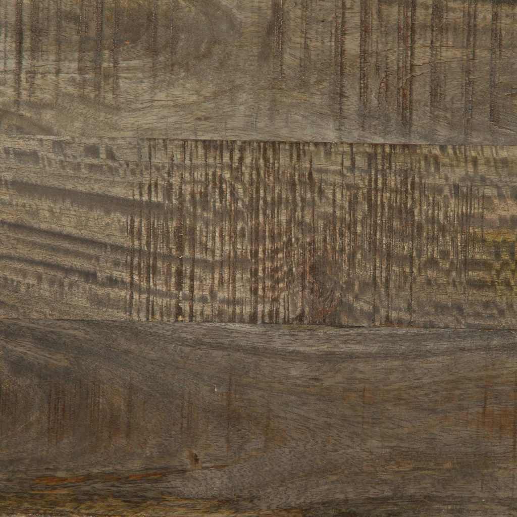 naktinė spintelė šviesiai pilka 50x33x60 cm medžio masyvo mango