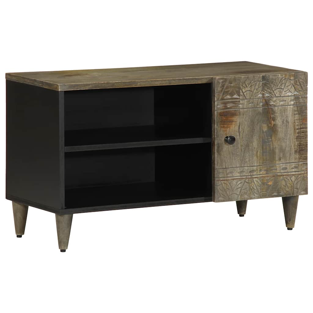 light grey solid mango wood TV cabinet