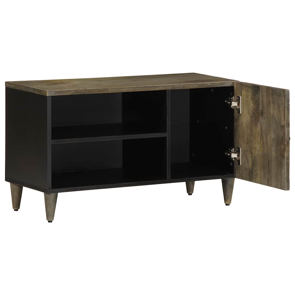 light grey solid mango wood TV cabinet
