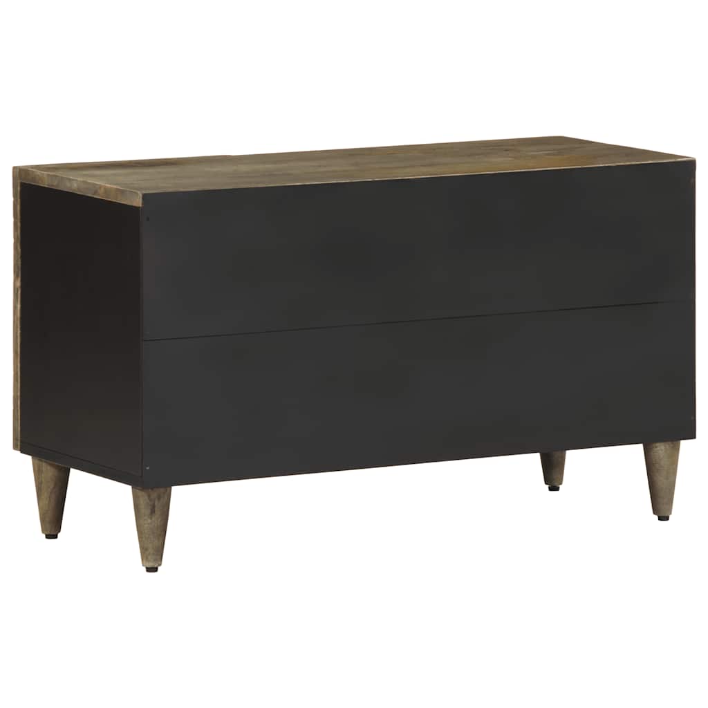 light grey solid mango wood TV cabinet
