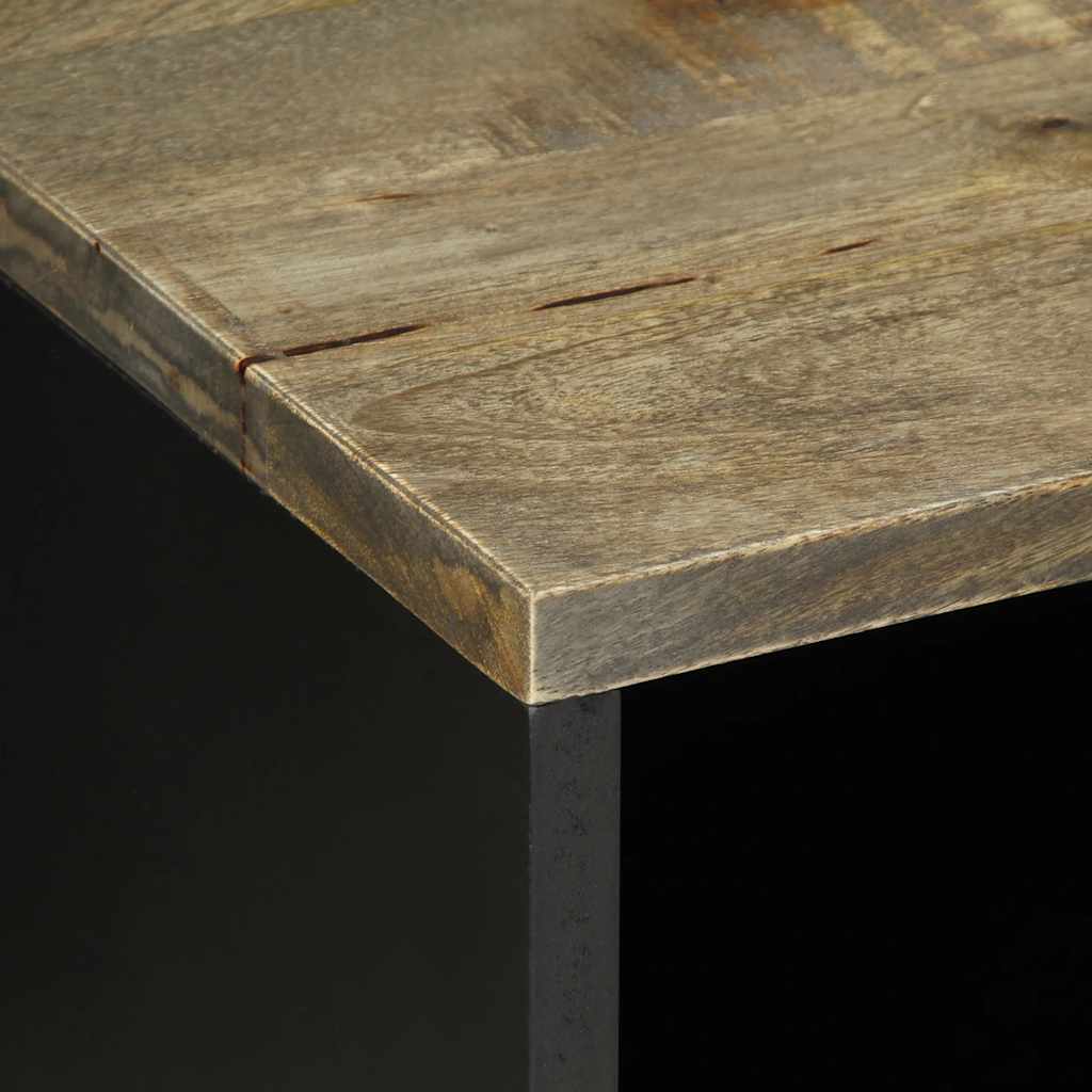 light grey solid mango wood TV cabinet