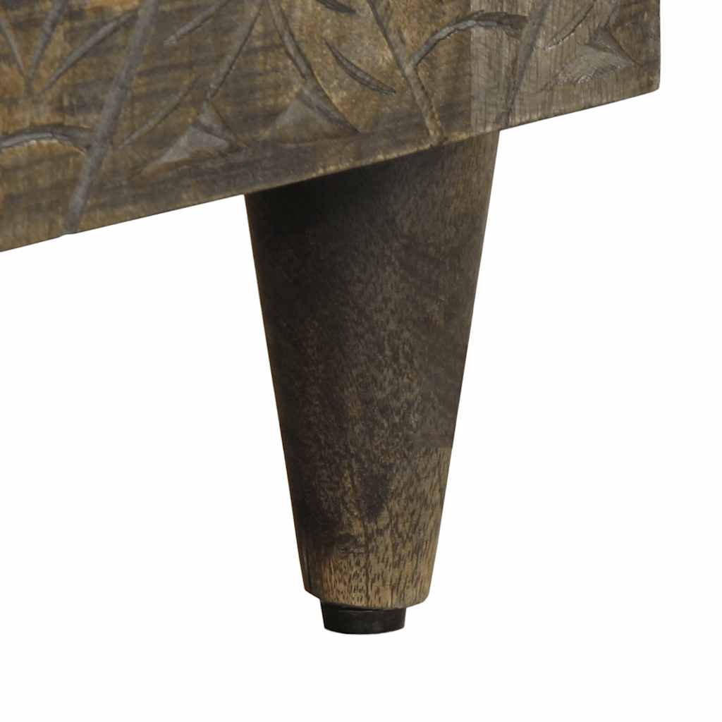 light grey solid mango wood TV cabinet
