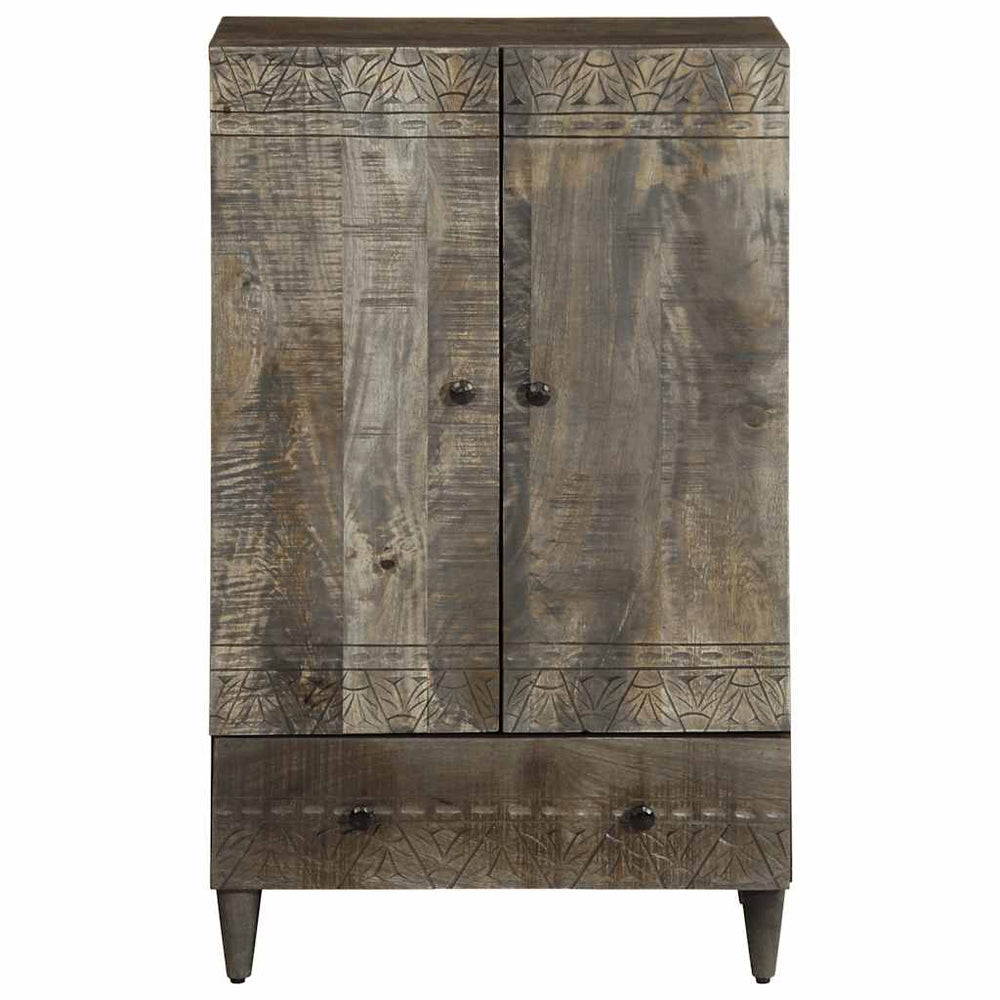 Highboard 60x33x100 cm Masyvo medžio mango