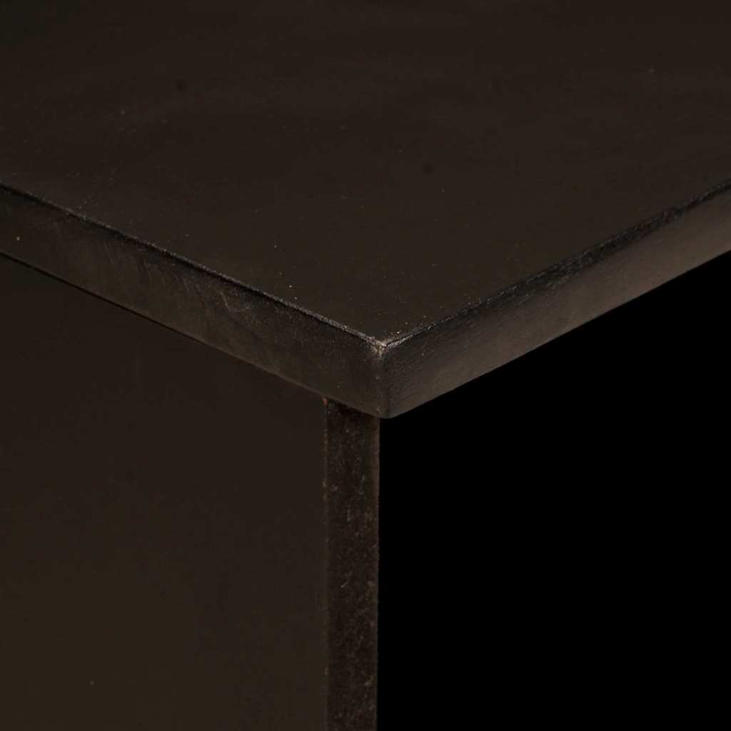 TV Cabinet Black and Gold 100 x 33 x 46 cm