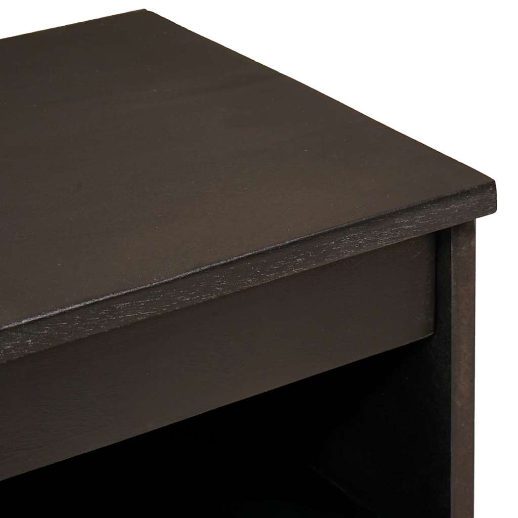 Kabalas Juodas ir auksinis 60 x 33 x 75 cm Kietas mango medis