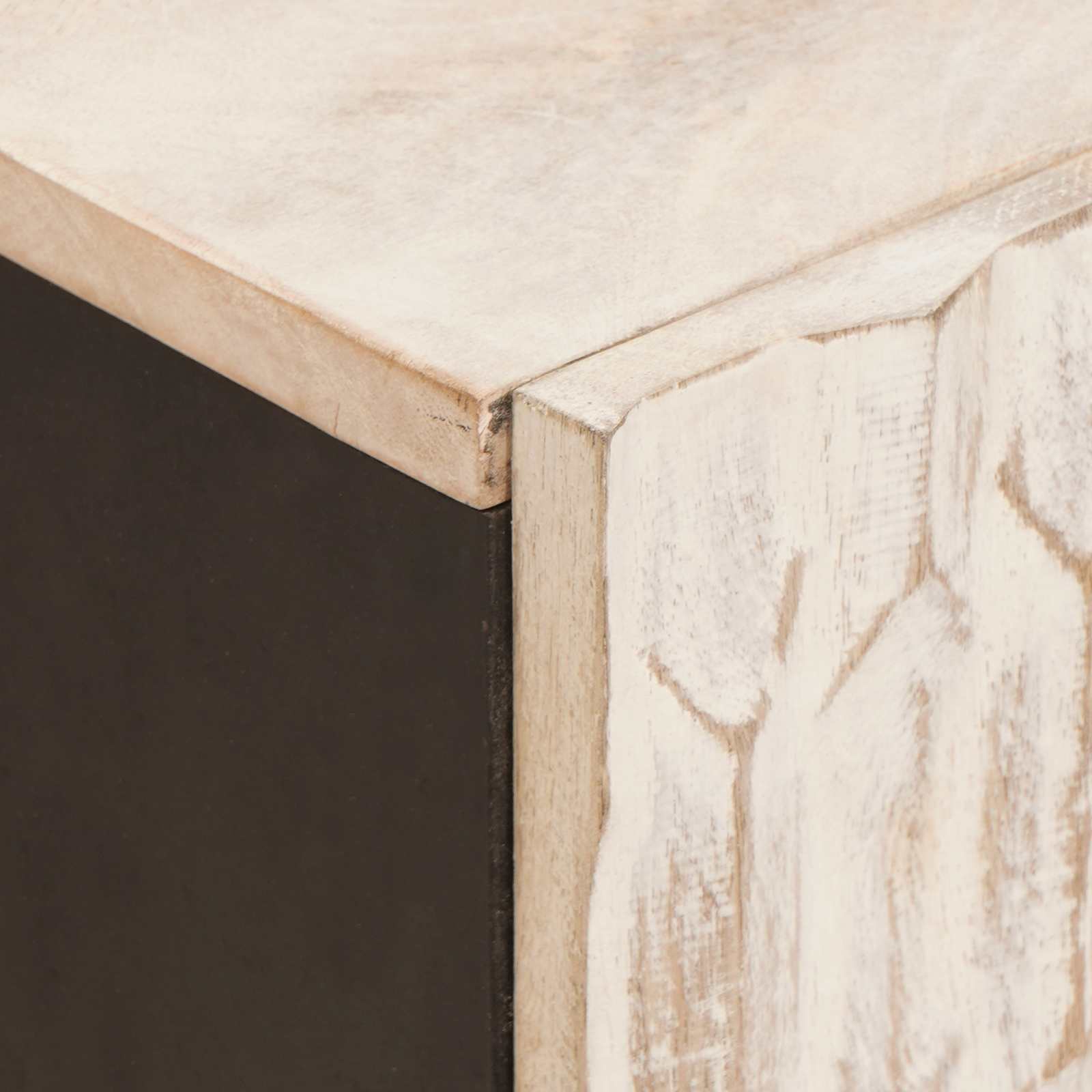 Televizoriaus spintelė Baltos skalbimo apdaila 105 x 33 x 46 cm