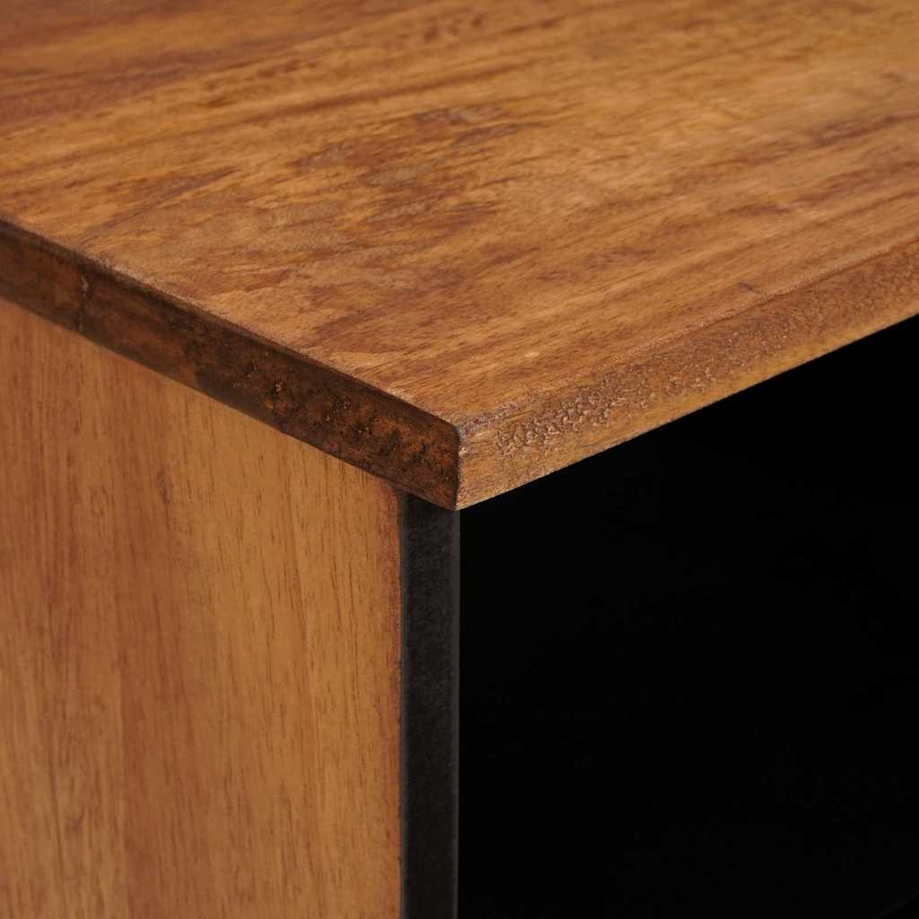 TV Cabinet Acacia Brown Finish 70 x 33.5 x 46 cm