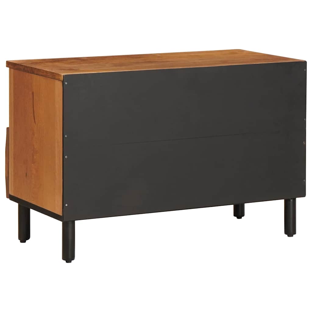 TV Cabinet Acacia Brown Finish 70 x 33.5 x 46 cm