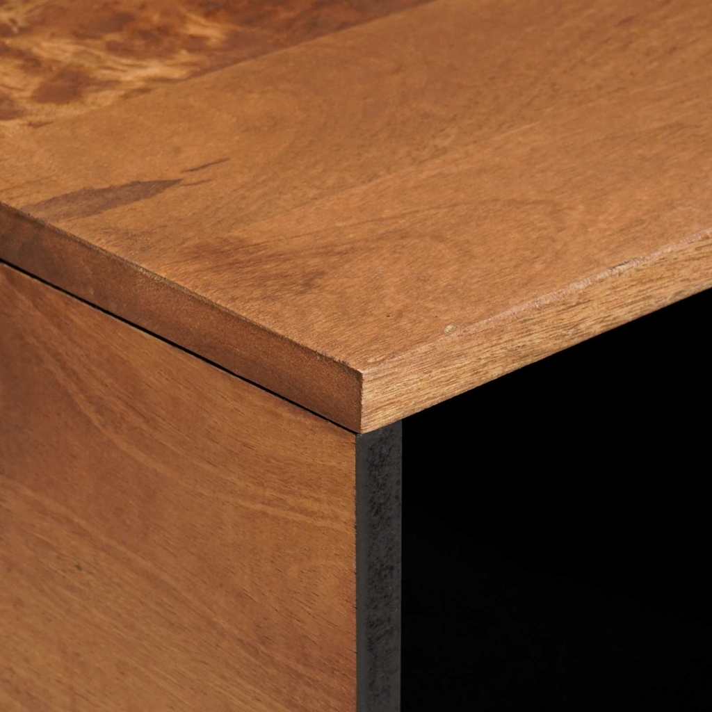 Coffee Table Brown 80 x 50 x 40 cm Solid Mango Wood