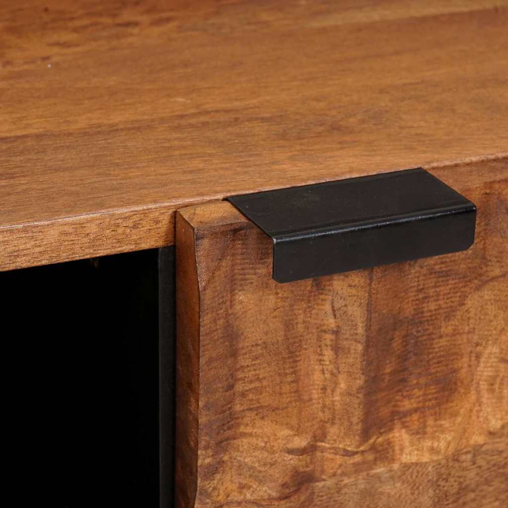 Coffee Table Brown 80 x 50 x 40 cm Solid Mango Wood