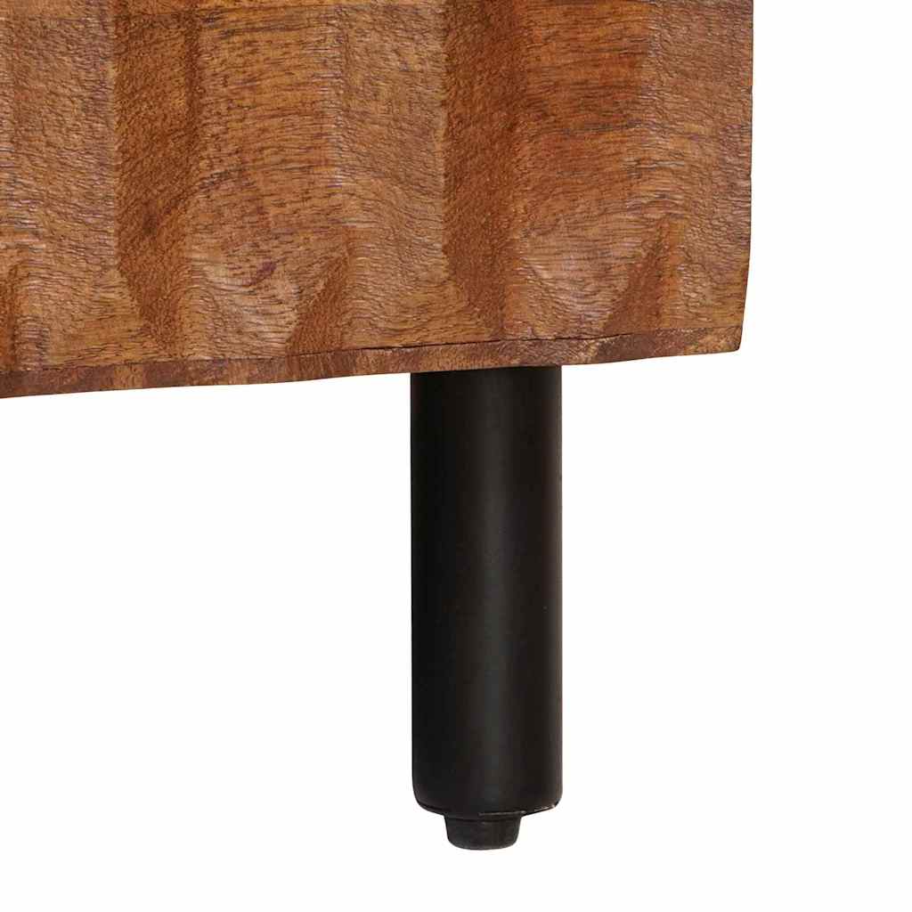 Coffee Table Brown 80 x 50 x 40 cm Solid Mango Wood
