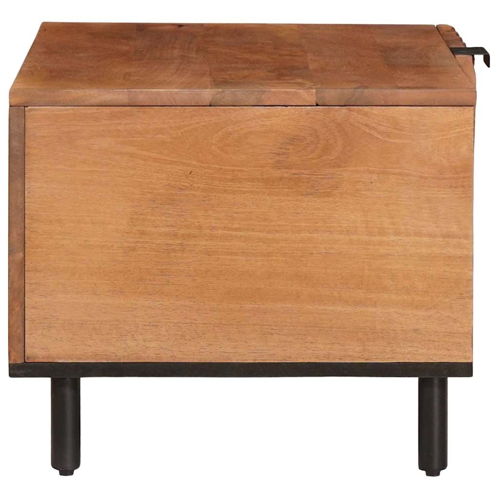 Coffee Table Brown 80 x 50 x 40 cm Solid Mango Wood