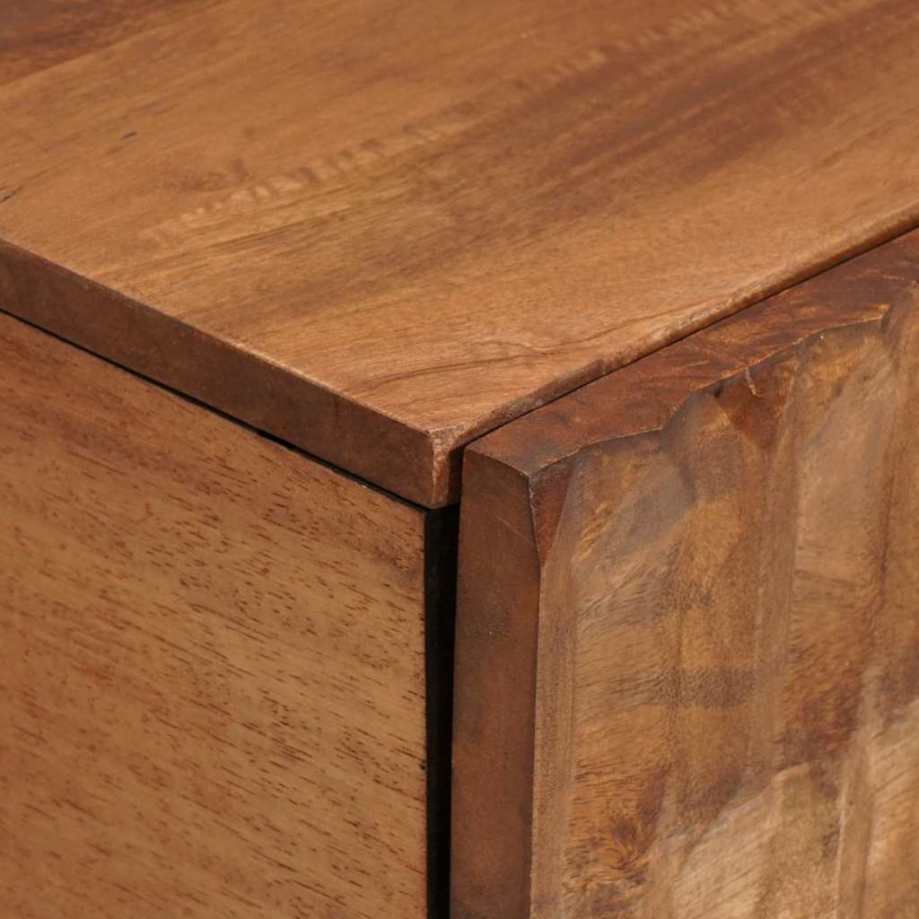 Coffee Table Brown 80 x 50 x 40 cm Solid Mango Wood