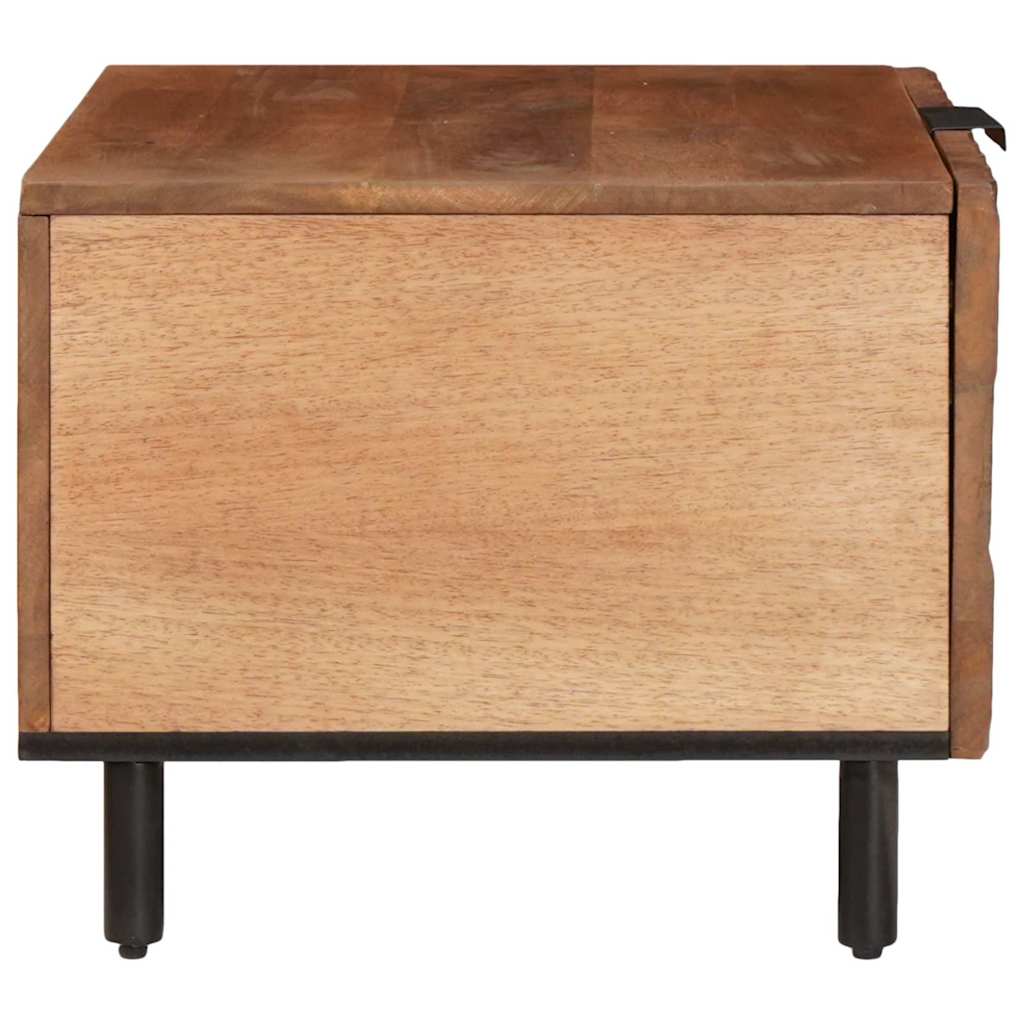 Coffee Table Brown 80 x 50 x 40 cm Solid Mango Wood