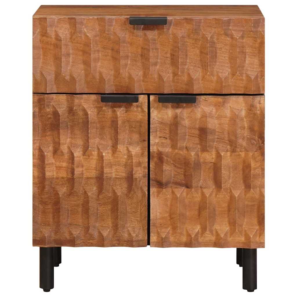 Naktsskapītis Brūns 50 x 33 x 60 cm Masīvs mango koks