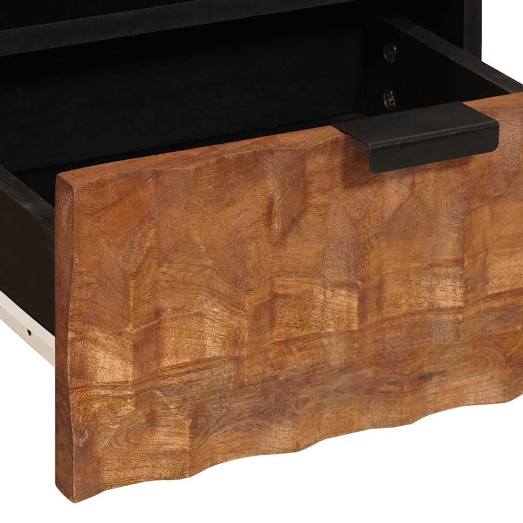 Coffee Table Brown 80 x 54 x 40 cm Solid Mango Wood
