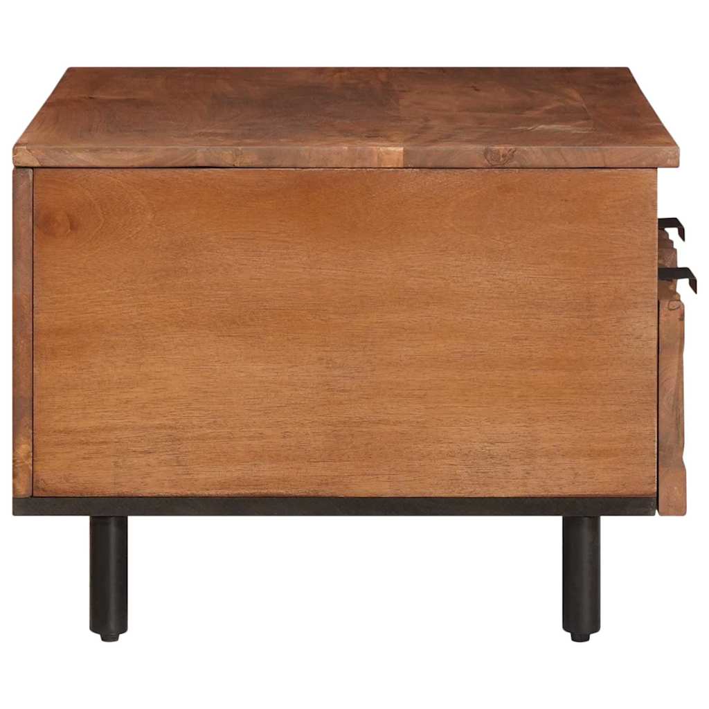 Coffee Table Brown 80 x 54 x 40 cm Solid Mango Wood