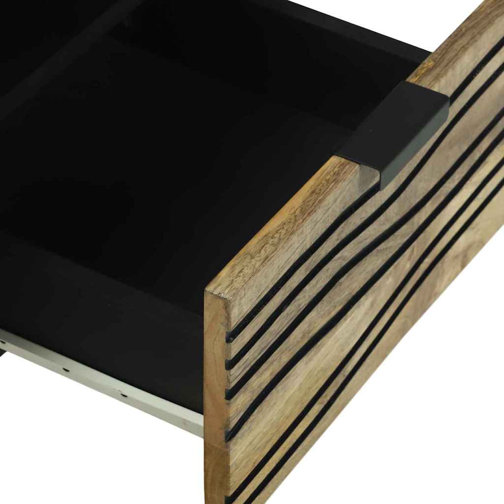TV Stand 70x33.5x46 cm Solid Mango Wood