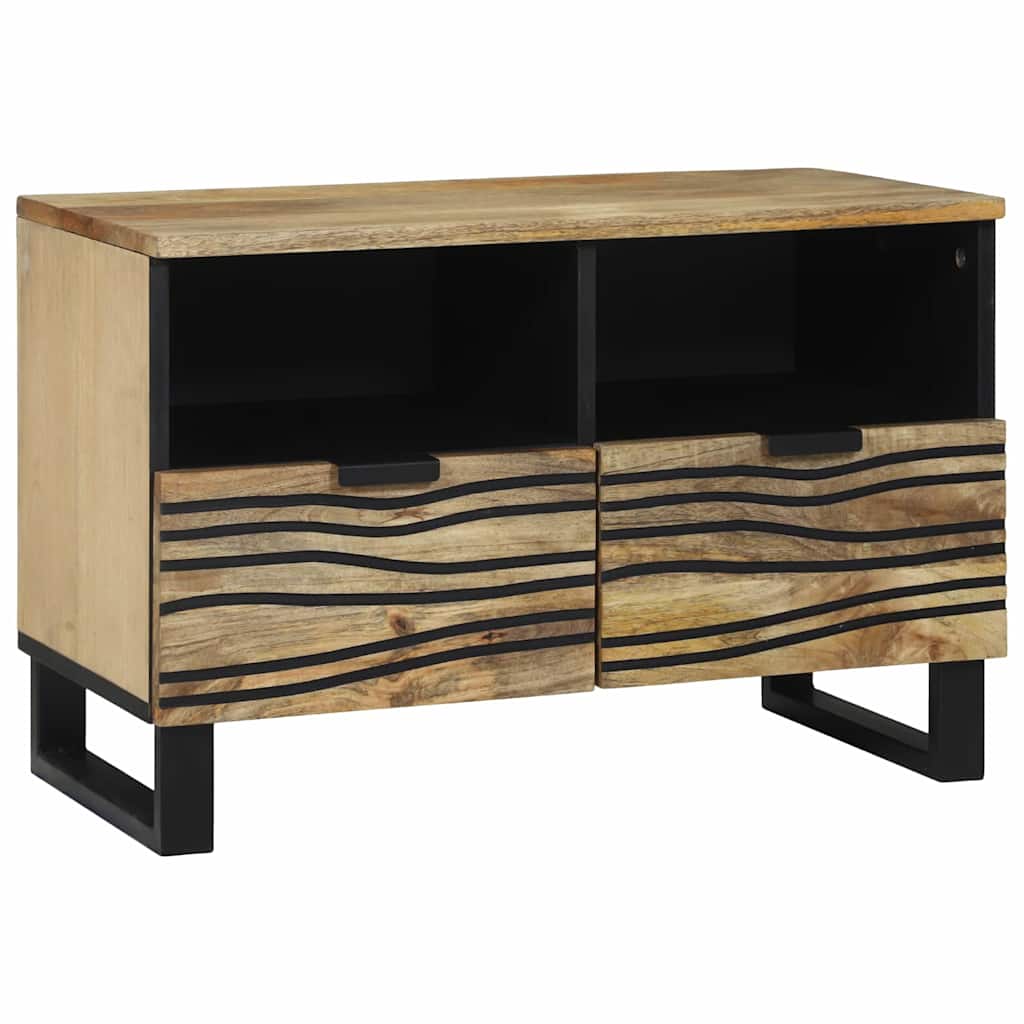 TV Stand 70x33.5x46 cm Solid Mango Wood
